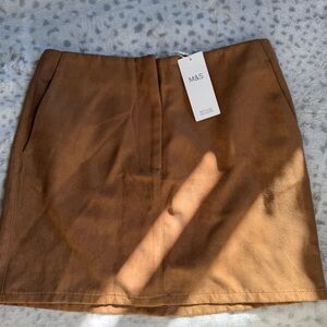 Brown Mini Skirt for Women